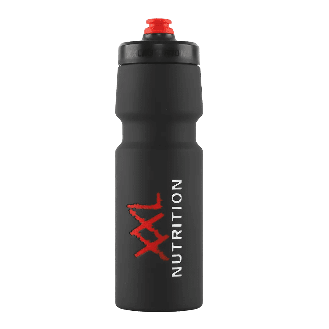 XXL Nutrition - Drikkeflaske - 750 ml, sort og rød – XXL Nutrition emballage