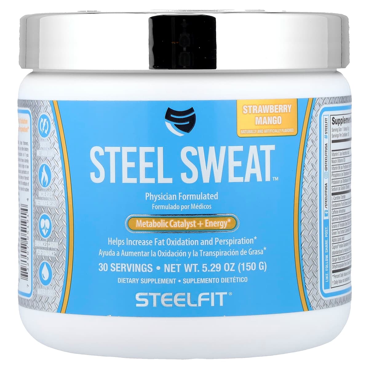 SteelFit - Spicy Strawberry Mango - 150g