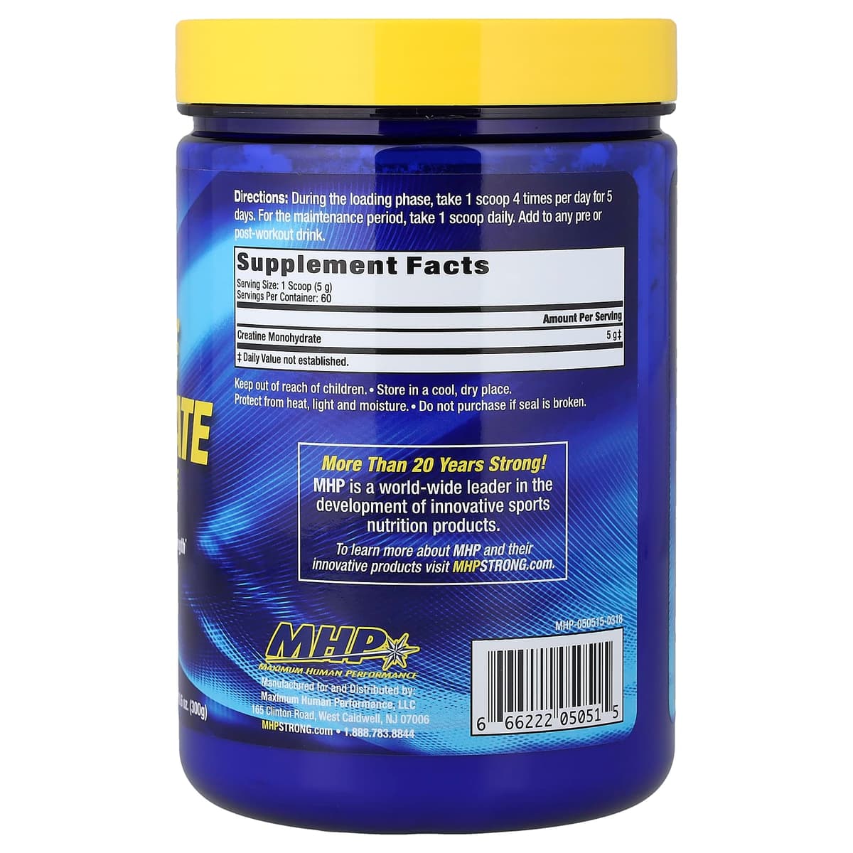 MHP - Creatine Monohydrate - 300g