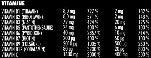 Big Zone - Vitafuse - 750 g, mango och passionsfrukt