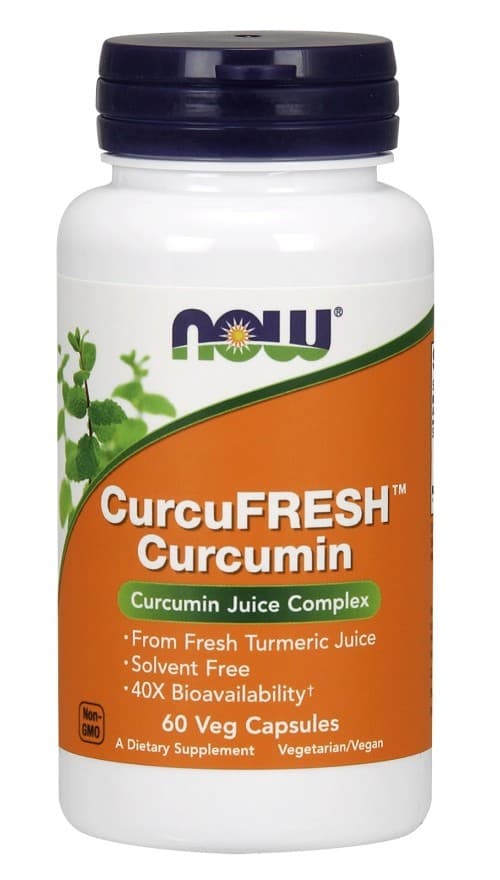 Now Foods - Curcufresh Curcumin - 30 Caps – NOW Foods förpackning