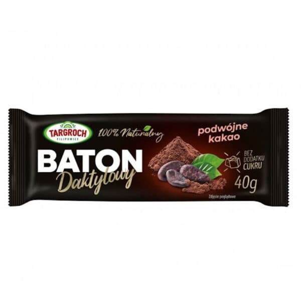 Targroch - Date Bar - 40g – Targroch förpackning