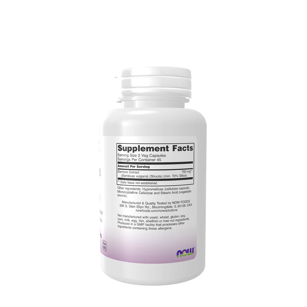 NOW Foods - Bamboo Silica Beauty - 90 Vcaps