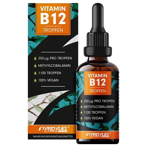 Profuel - Vitamin B12 - 50 ml, 1800 dråber – Profuel emballage