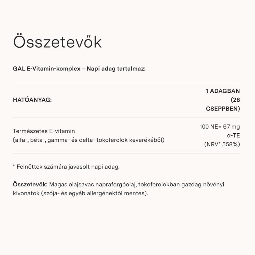Gal - E-vitamiinikompleksi - 95 ml