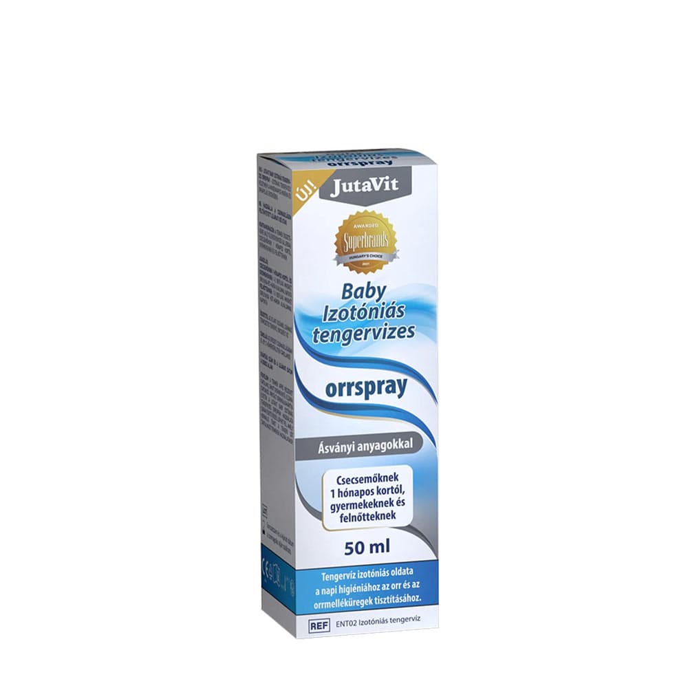 Jutavit - Isotonic Sea Water Baby Nasal Spray - 50ml – Jutavit förpackning