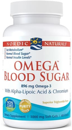 Nordic Naturals - Omega Blood Sugar, 896mg - 60 Sgels