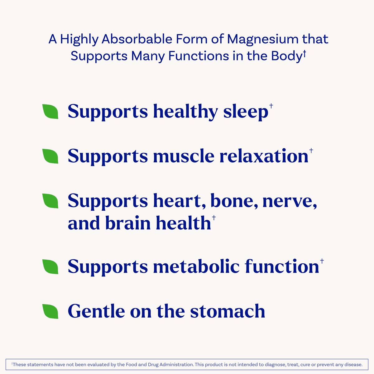 Natrol - High Absorption Magnesium Glycinate - 60 Caps