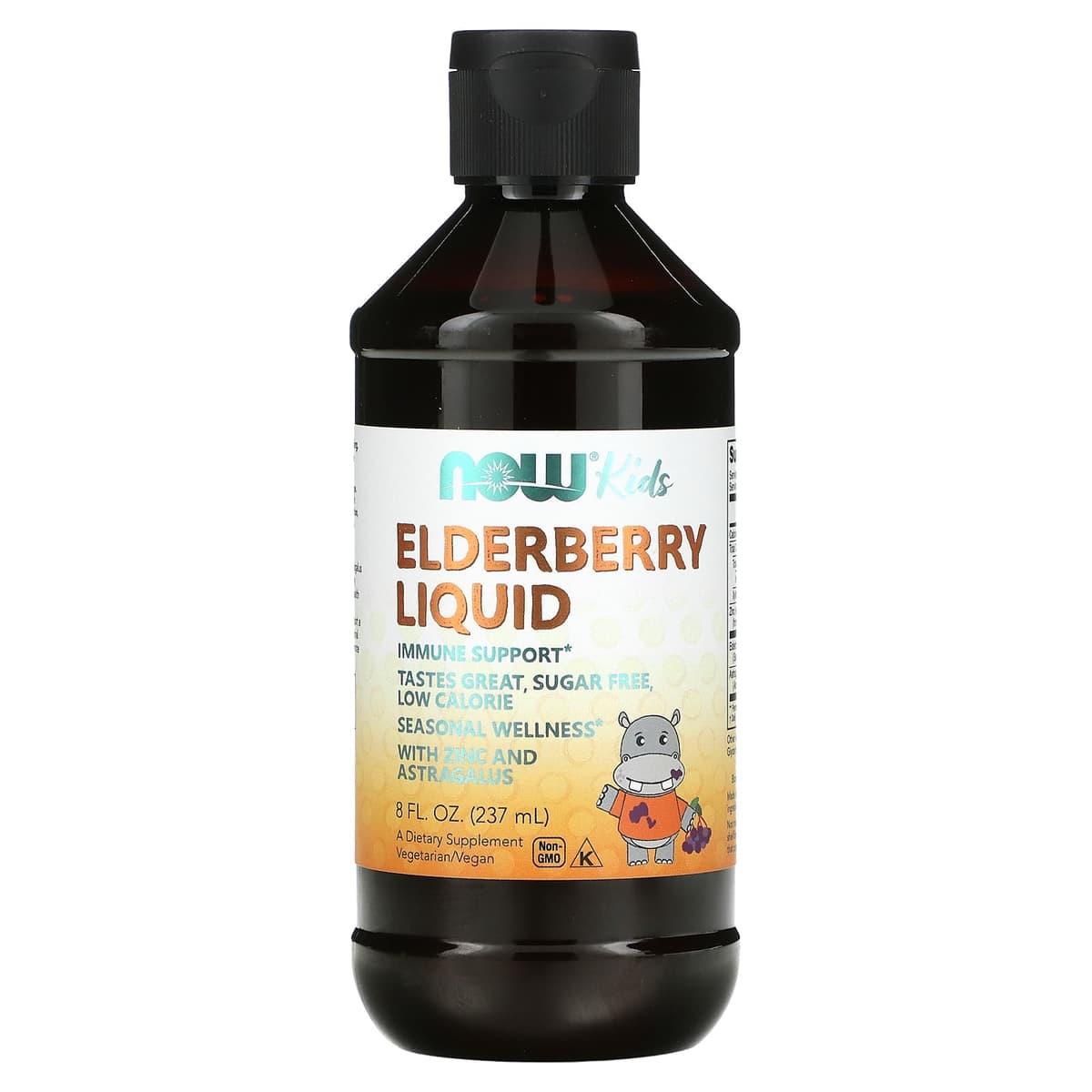 Now Foods - Elderberry Liquid For Kids - 237ml