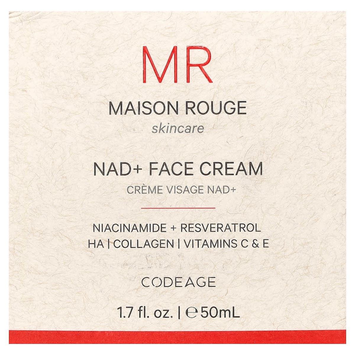 Codeage Maison Rouge Nad+ Kasvovoide - 50ml