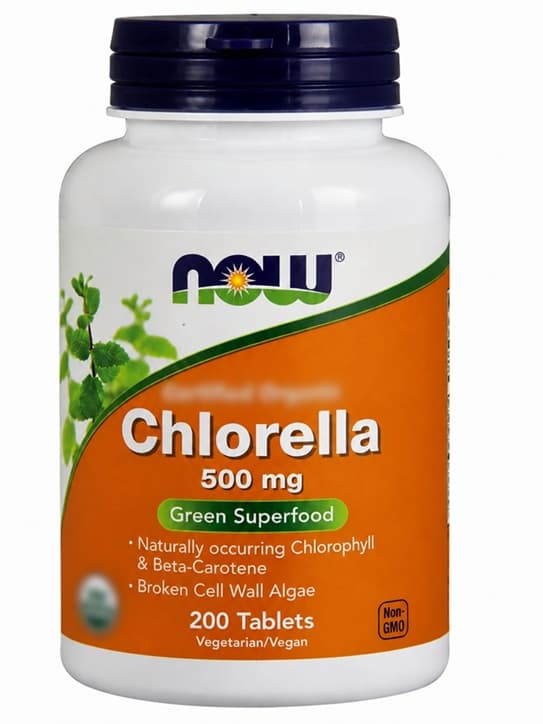 NOW Foods - Chlorella – emballage