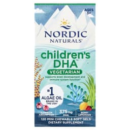 Nordic Naturals - Children'S DHA Vegetarian 375mg Berry Lemonade - 120 Gummies