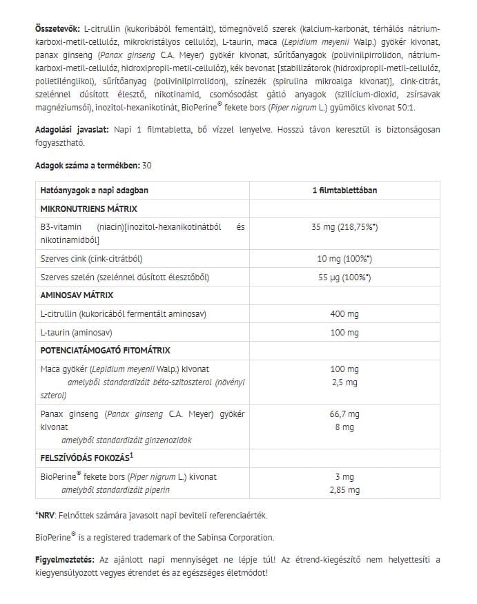 Natur Tanya - Alpha - 30 Tabs