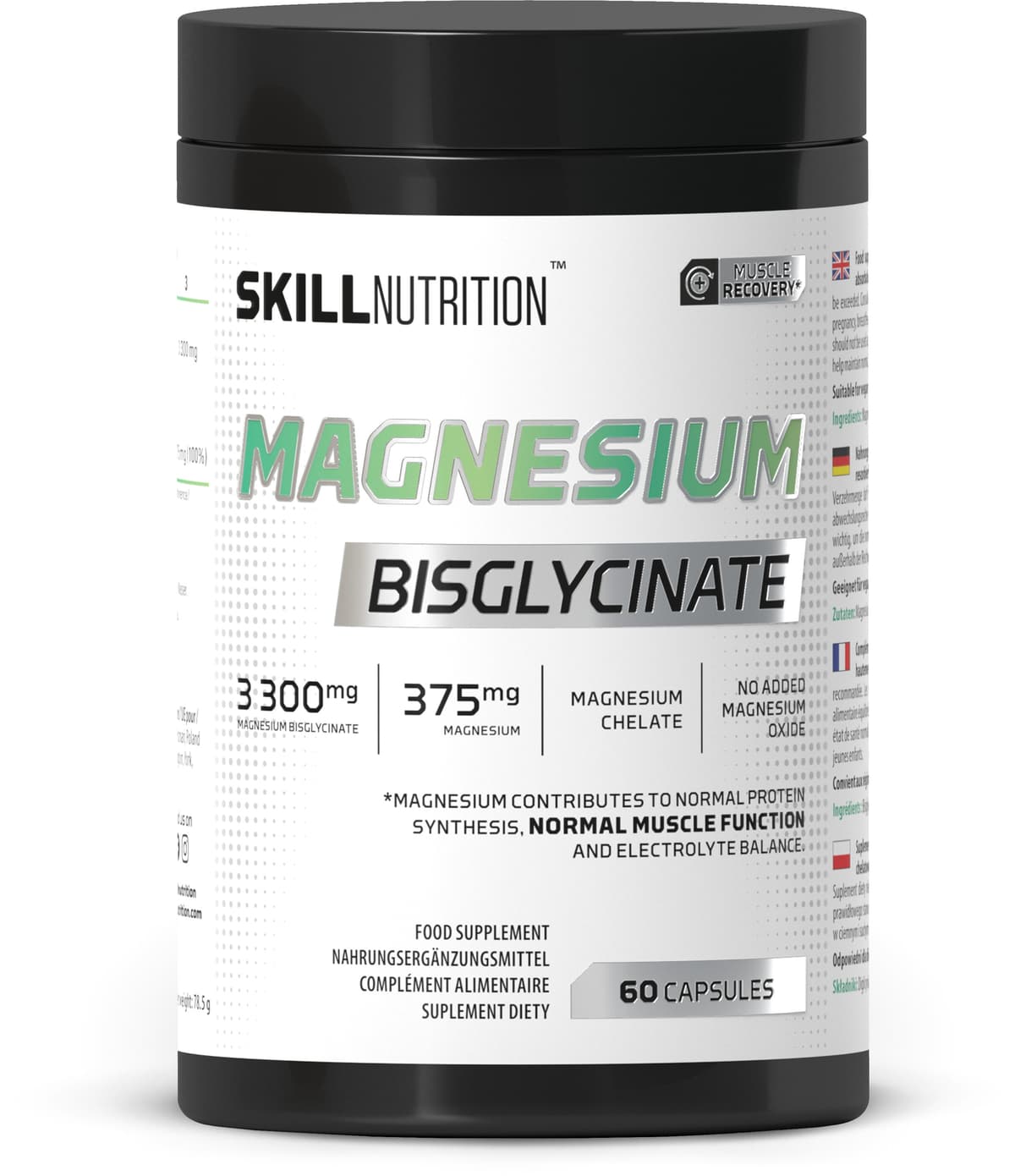 Skill Nutrition - Magnesium Bisglycinate – Skill Nutrition förpackning