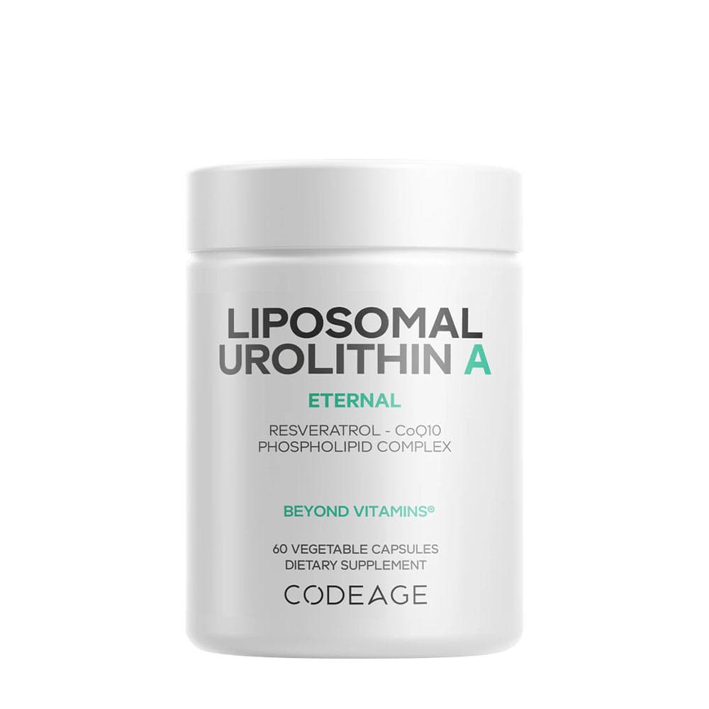 Codeage Liposomal Urolithin A - 60 Vcaps - 60 Vegetable Caps – Codeage förpackning
