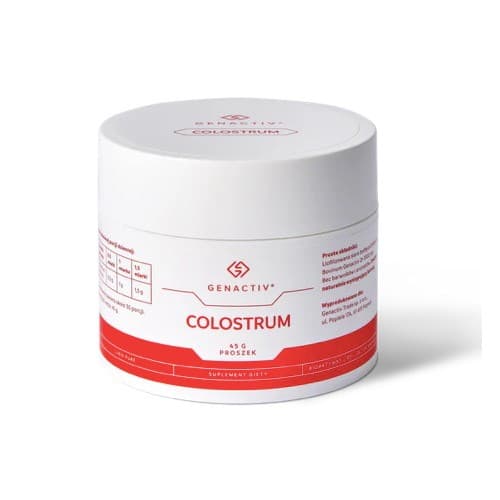 Genactiv - Colostrum Powder 45g – Genactiv förpackning