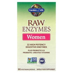Garden Of Life - Raw Enzymes Women - 90 Vegetarian Capsules