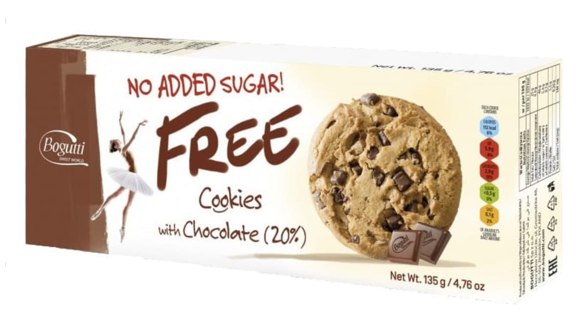 Bogutti - Free Cookies - 135g – Bogutti förpackning