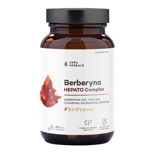 Aura Herbals - Berberin-kompleks - 60 kapsler – Aura Herbals
