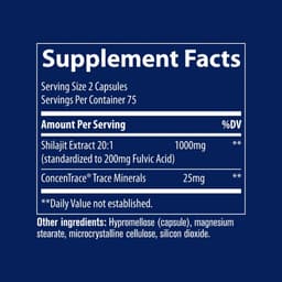 Trace Minerals - Shilajit - 150 Caps