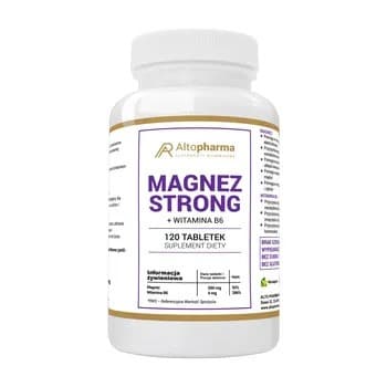 Altopharma - Magnesium Strong + Vitamin B6 - 120 Tablets – Altopharma förpackning