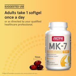 Jarrow Formulas - MK-7, 90 mcg - 90 Kapselia