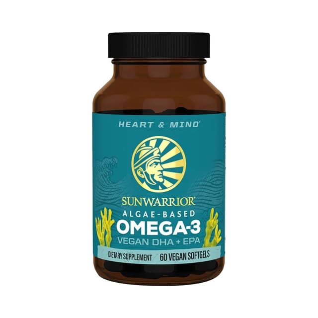 Sunwarrior - Omega-3 med vegansk DHA og EPA - Neutral, 60 bløde kapsler – Sunwarrior