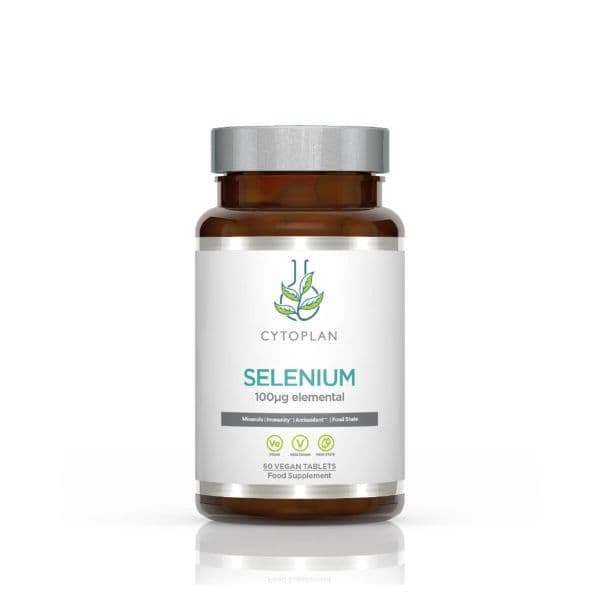 Cytoplan - Selenium - 60 Vegan Tabs – Cytoplan förpackning