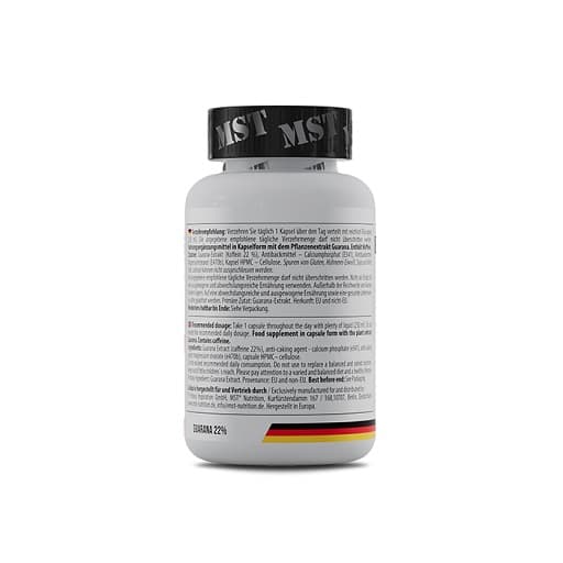 MST - Guarana - 22 %, 120 kapslar