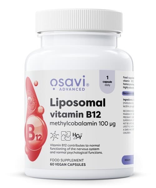 Osavi - Liposomal Vitamin B12 Methylcobalamin 100mcg – Osavi förpackning