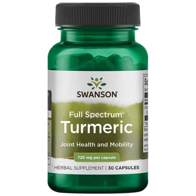 Swanson - Full Spectrum Turmeric - 30 Caps – Swanson förpackning