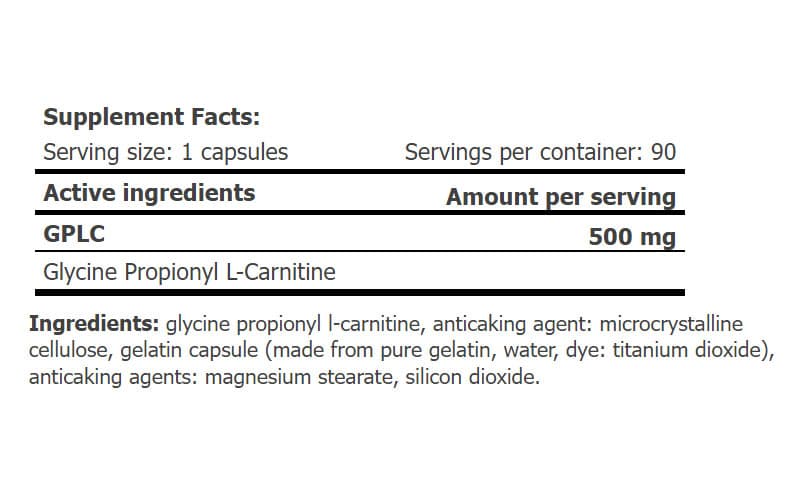 Amix - Gplc Glycine Propionyl L-Carnitine - 90 Caps
