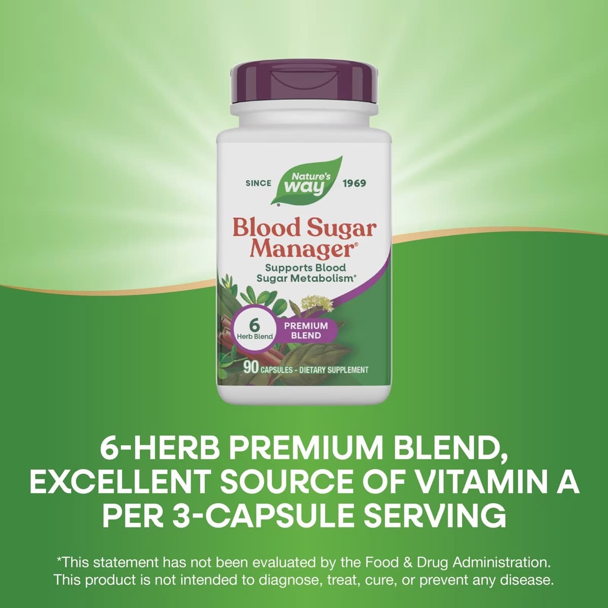 Nature'S Way - Blood Sugar Support - 90 Caps