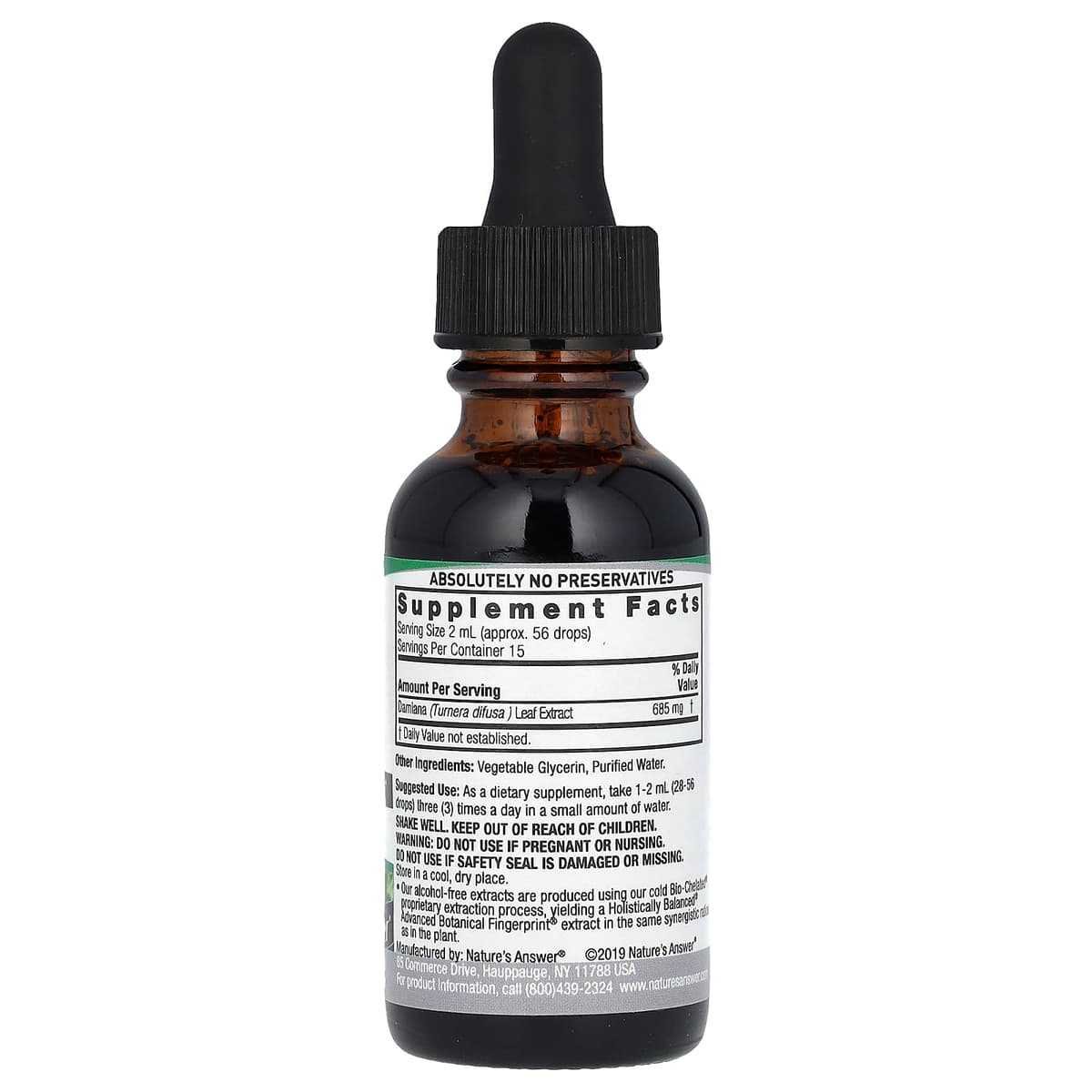 Nature's Answer - Damiana Extract - 1 Fl oz