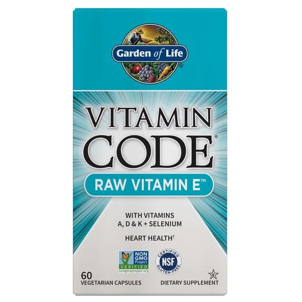 Garden Of Life - Vitamin Code Raw Vitamin E - 30 Caps