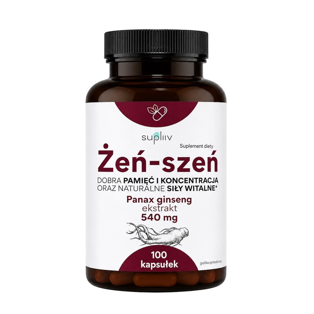 Supliiv - Ginseng Panax Extract - 100 Caps