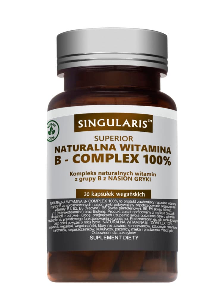 Singularis - Superior Natural Vitamin B-Complex 100% – Singularis förpackning