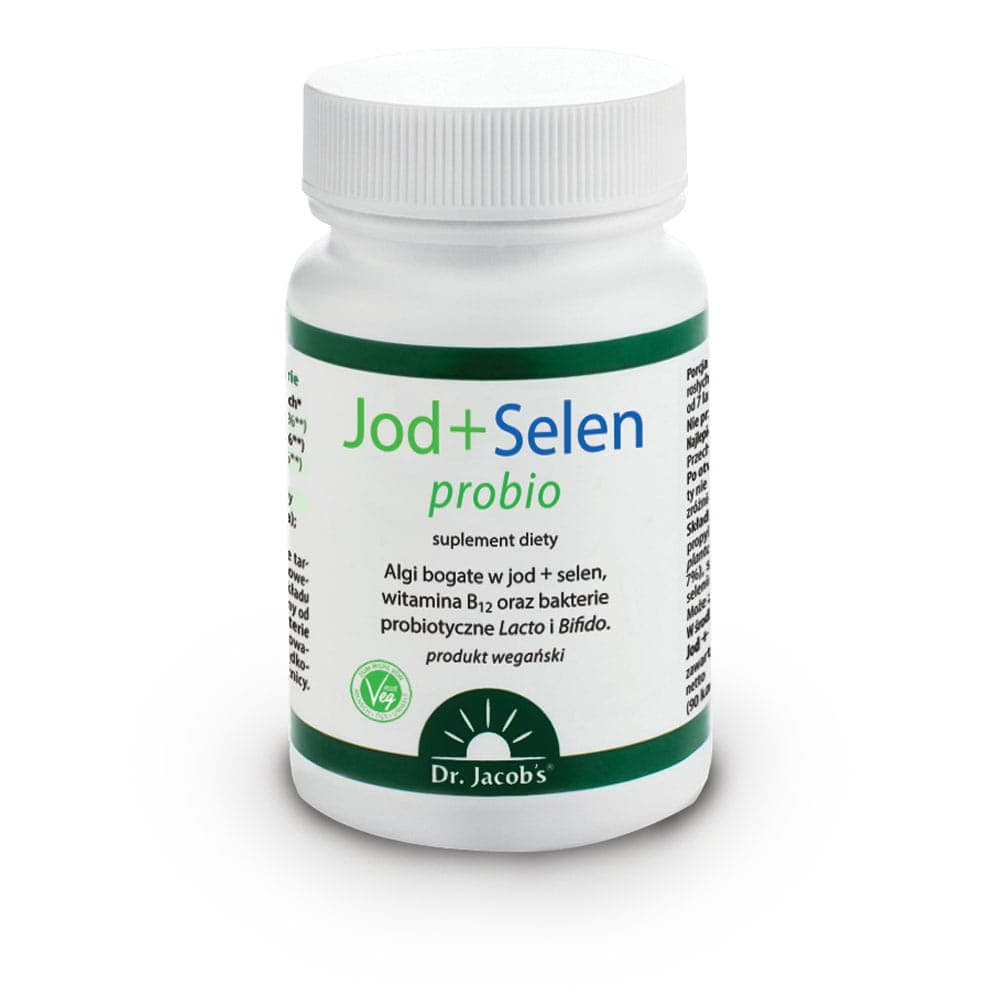 Dr. Jacob's - Iodine + Selenium Probio - 90 Caps – Dr. Jacob's förpackning