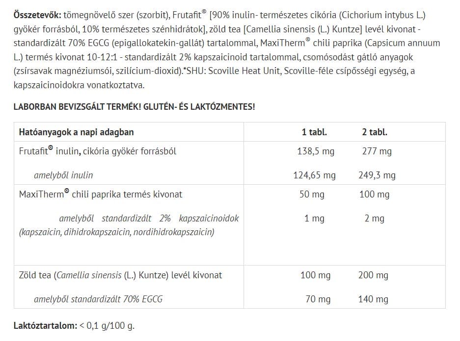 Natur Tanya - Chili Tablets