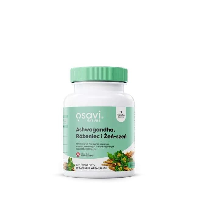Osavi - Ashwagandha, Ginseng And Gotu Kola - 60 Caps