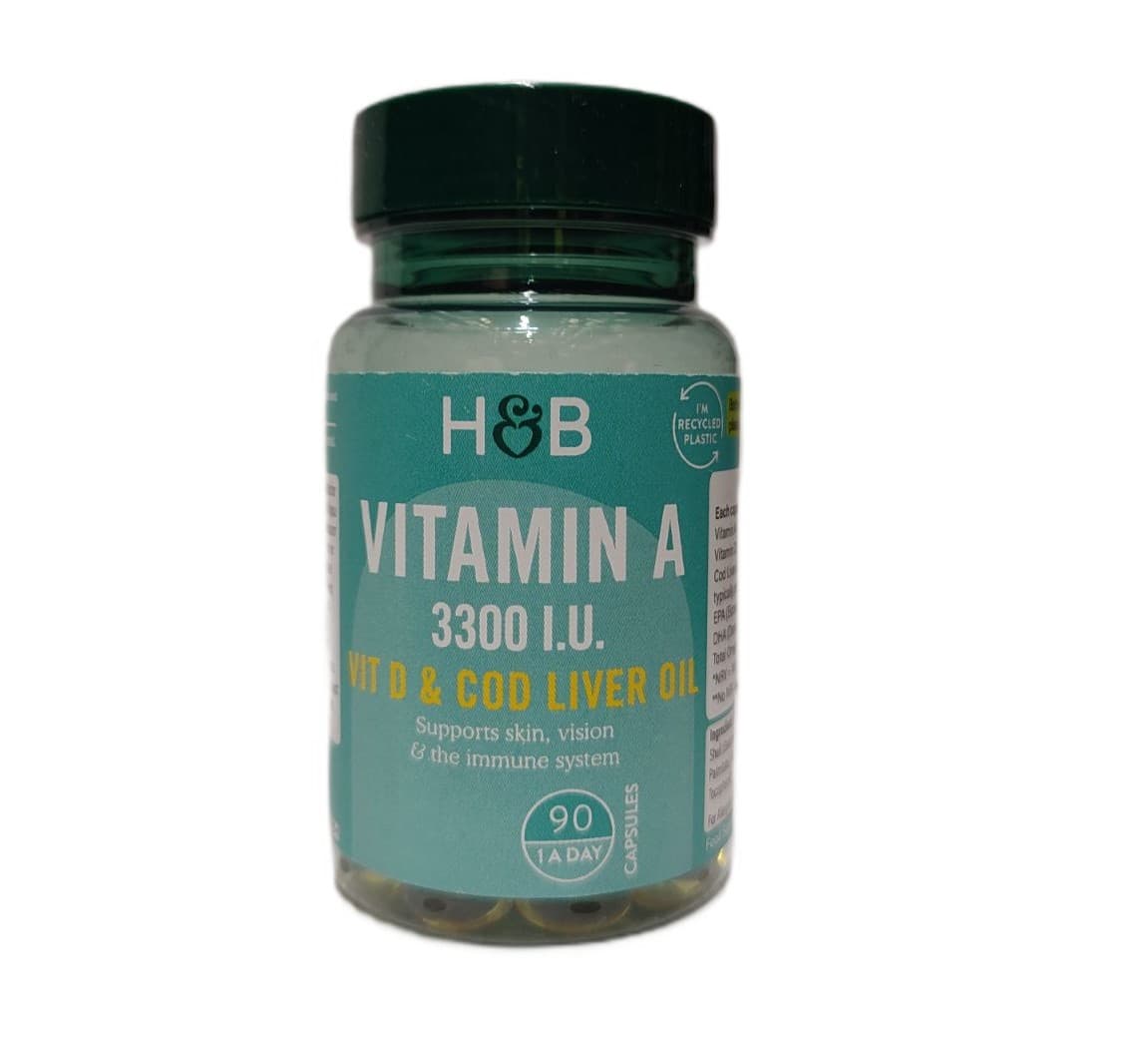 H&B - Vitamin A with Cod Liver Oil