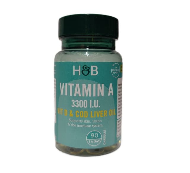 H&B - Vitamin A with Cod Liver Oil – Holland & Barrett