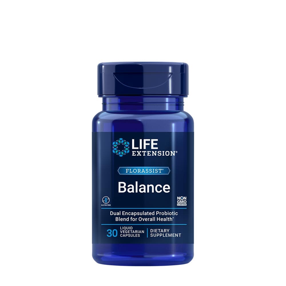 Life Extension - Florassist Balance - 30 Caps – Life Extension förpackning