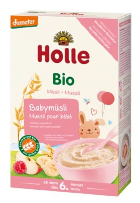 Holle - Bio Baby Muesli - 250g – Holle förpackning