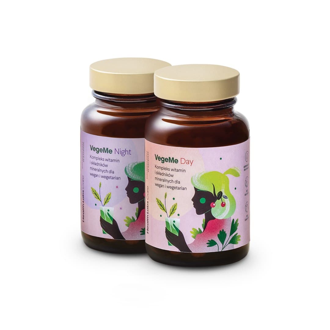 Health Labs Care - VegeMe - Vegan Supplement Set – Health Labs Care förpackning