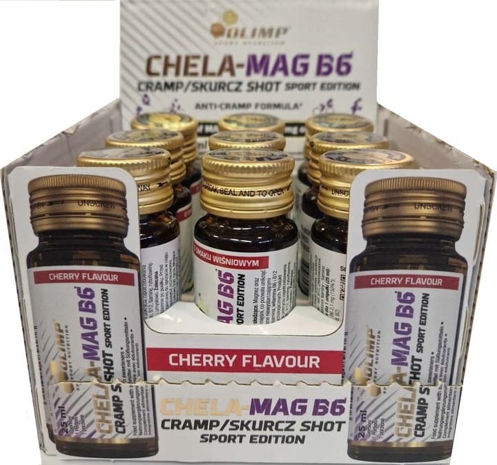 Olimp Labs Chela-Mag B6 Cramp Shot – Olimp Labs förpackning