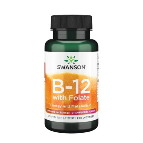 Swanson - B-12 With Folate Lozenges - 250 Lozenges – Swanson förpackning