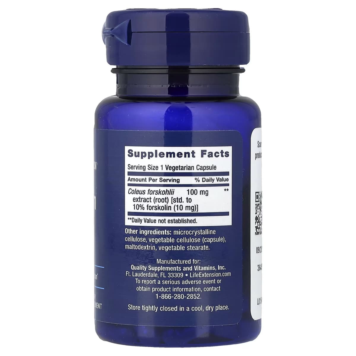 Life Extension - Forskolin - 60 Vegetarian Capsules