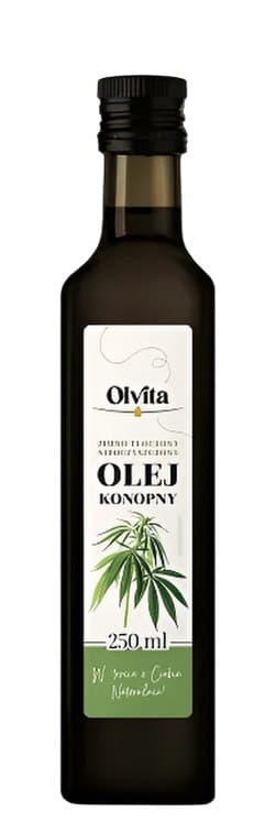 Olvita - Hemp Oil - 250 ml – Olvita förpackning