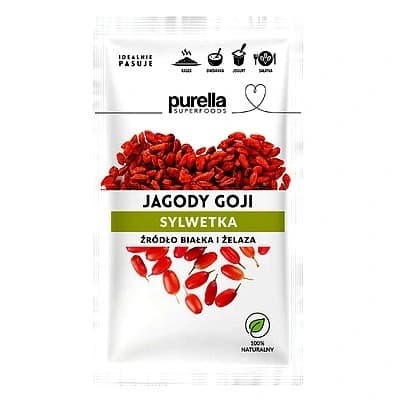 Purella Superfoods Jagody goji 45 g – Purella förpackning